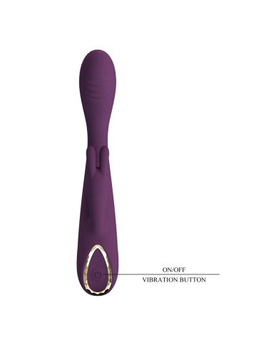 PRETTY LOVE - EMMA RABBIT LILA VIBRATOR MIT STIMULATOR