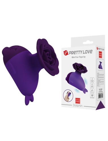 PRETTY LOVE - DOLPHIN MINI VIBRATOR MIT CLIP