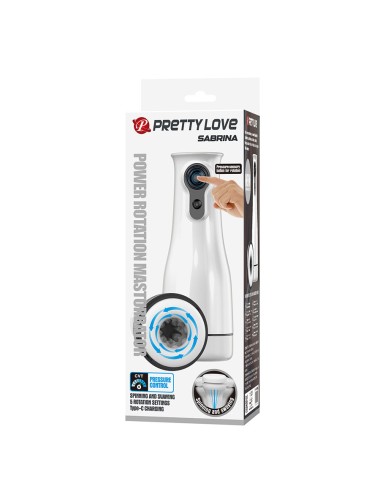 PRETTY LOVE - SABRINA ROTIERT UND ROCKT EINEN MÄNNLICHEN MASTURBATOR