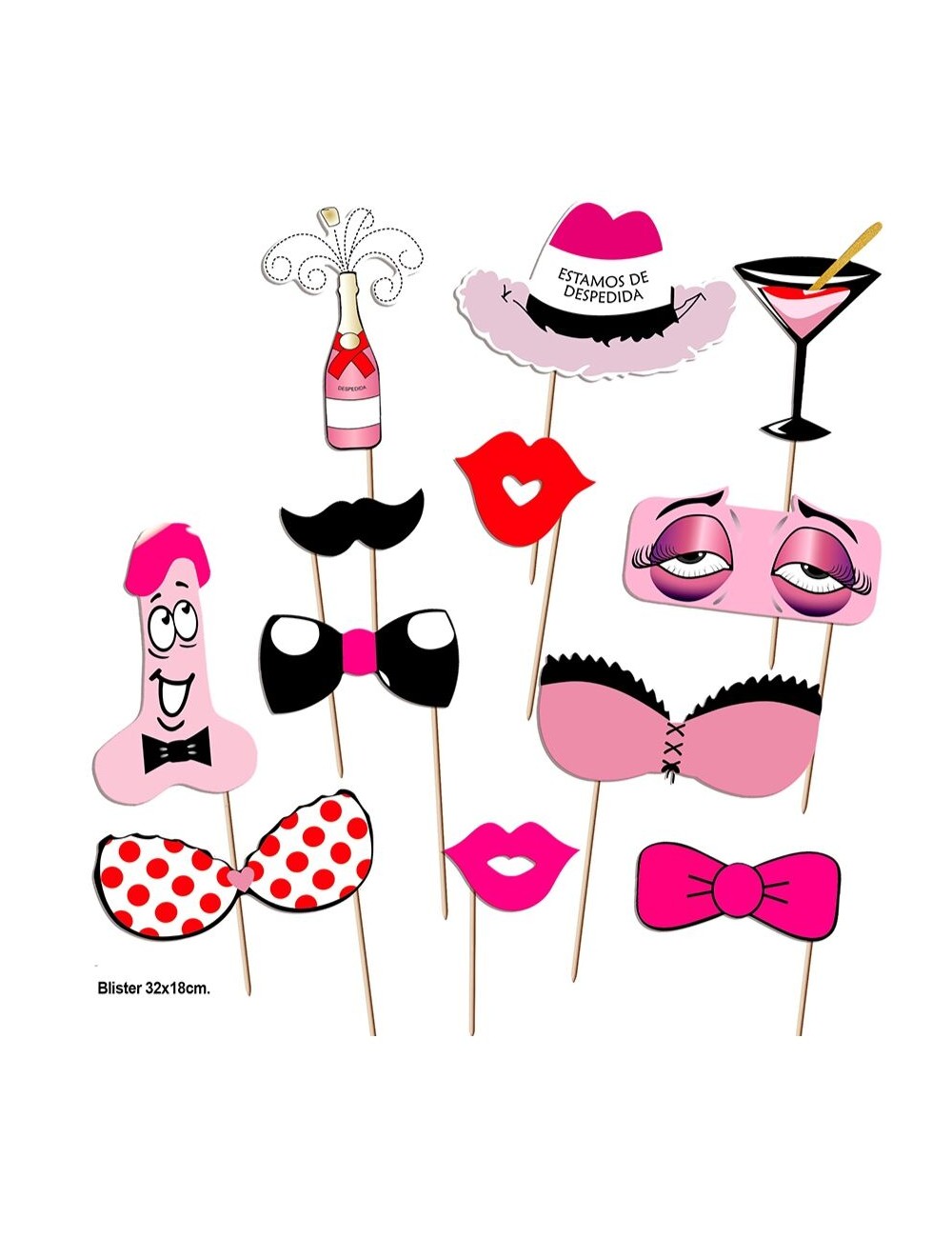 DIABLO PICANTE - PHOTOCALL PARTY SET MODELL 1 - 12 EINHEITEN