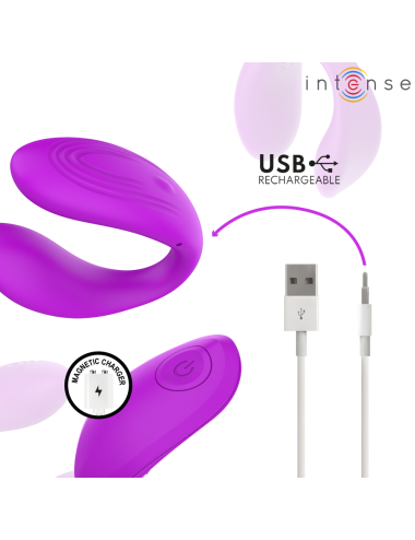 INTENSE - NORA VIBRATIONSKLEMMENSTIMULATOR LILA