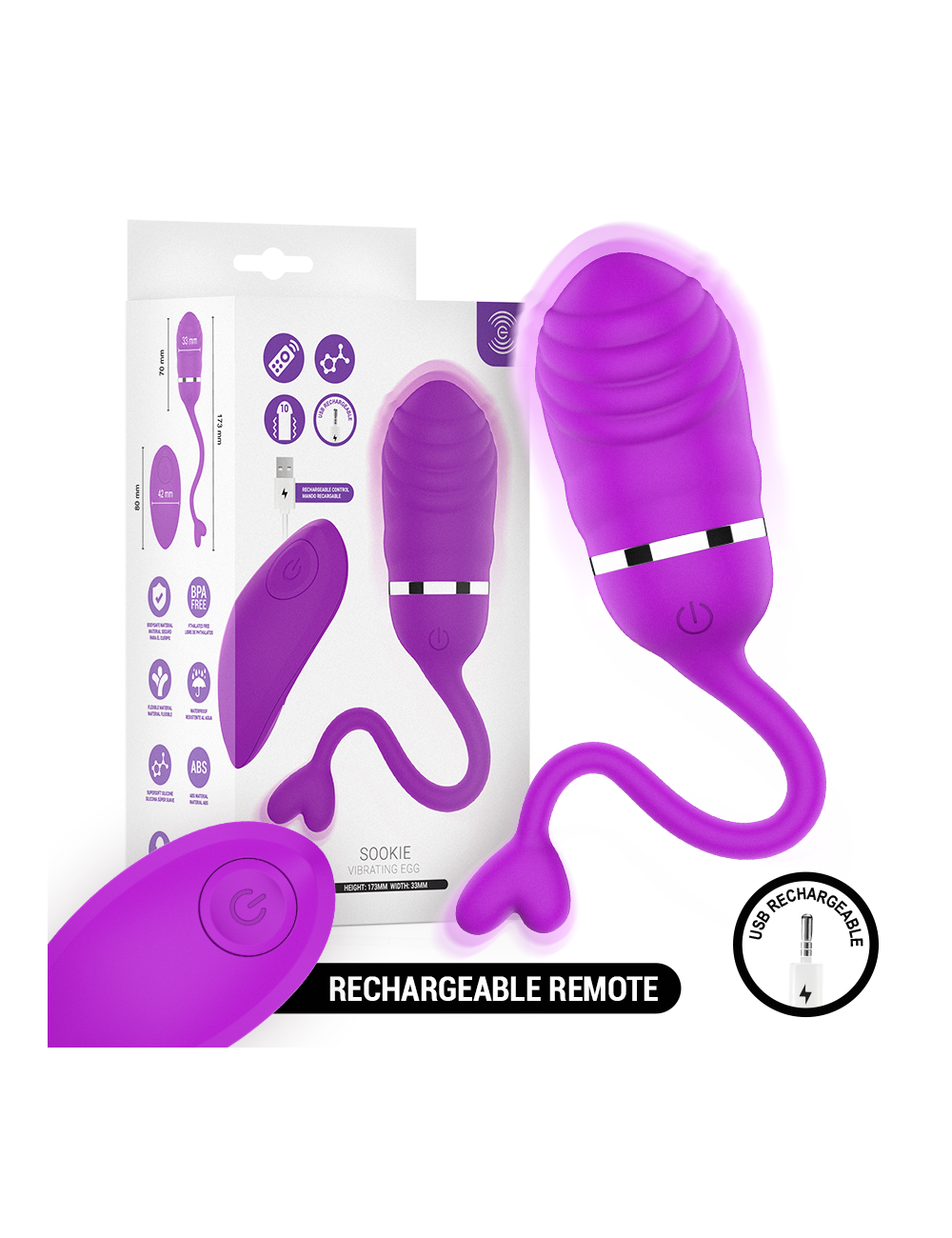 INTENSE - SOOKIE FERNBEDIENUNGS-VIBRATIONSEI LILA