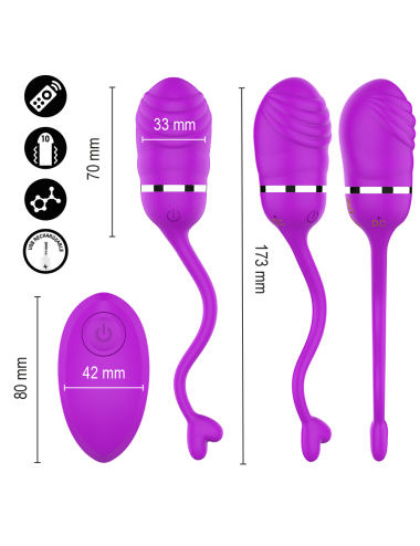 INTENSE - SOOKIE FERNBEDIENUNGS-VIBRATIONSEI LILA