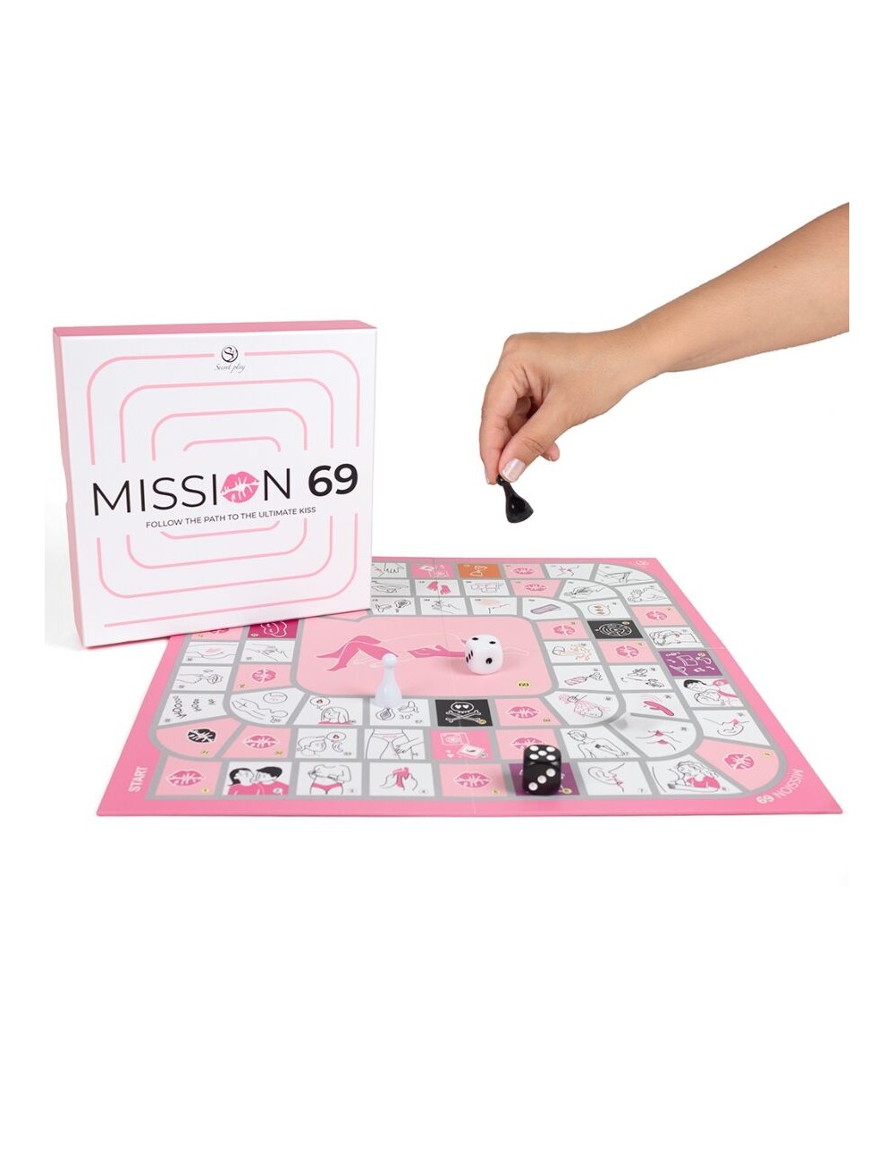 SECRET PLAY - BRETTSPIEL FÜR PAARE "MISSION 69"