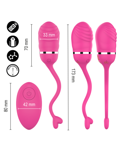 INTENSE - SOOKIE FERNBEDIENUNGS-VIBRATIONSEI ROSA