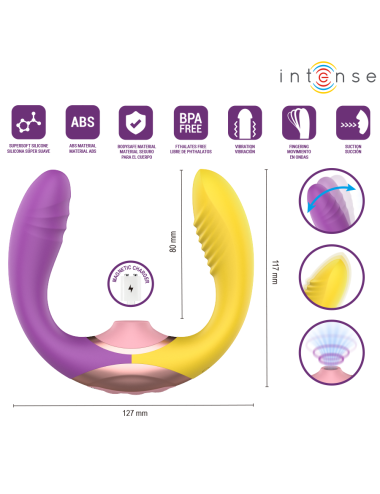 INTENSE - WILLOW 3-IN-1 SAUG- UND VIBRATIONSSTIMULATOR