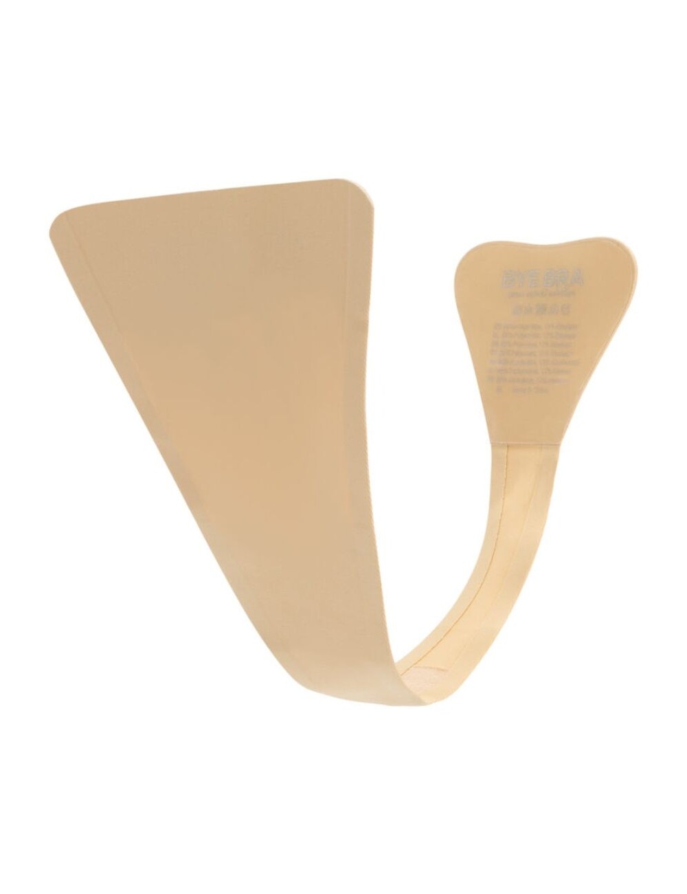 BYE-BRA - TANGA ADHESIVO BEIGE TALLA ÚNICA