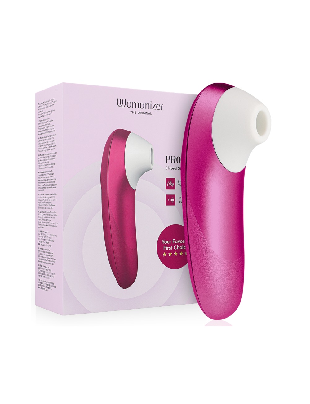 WOMANIZER - PRO VIBRANT KLITORALSTIMULATOR PINK