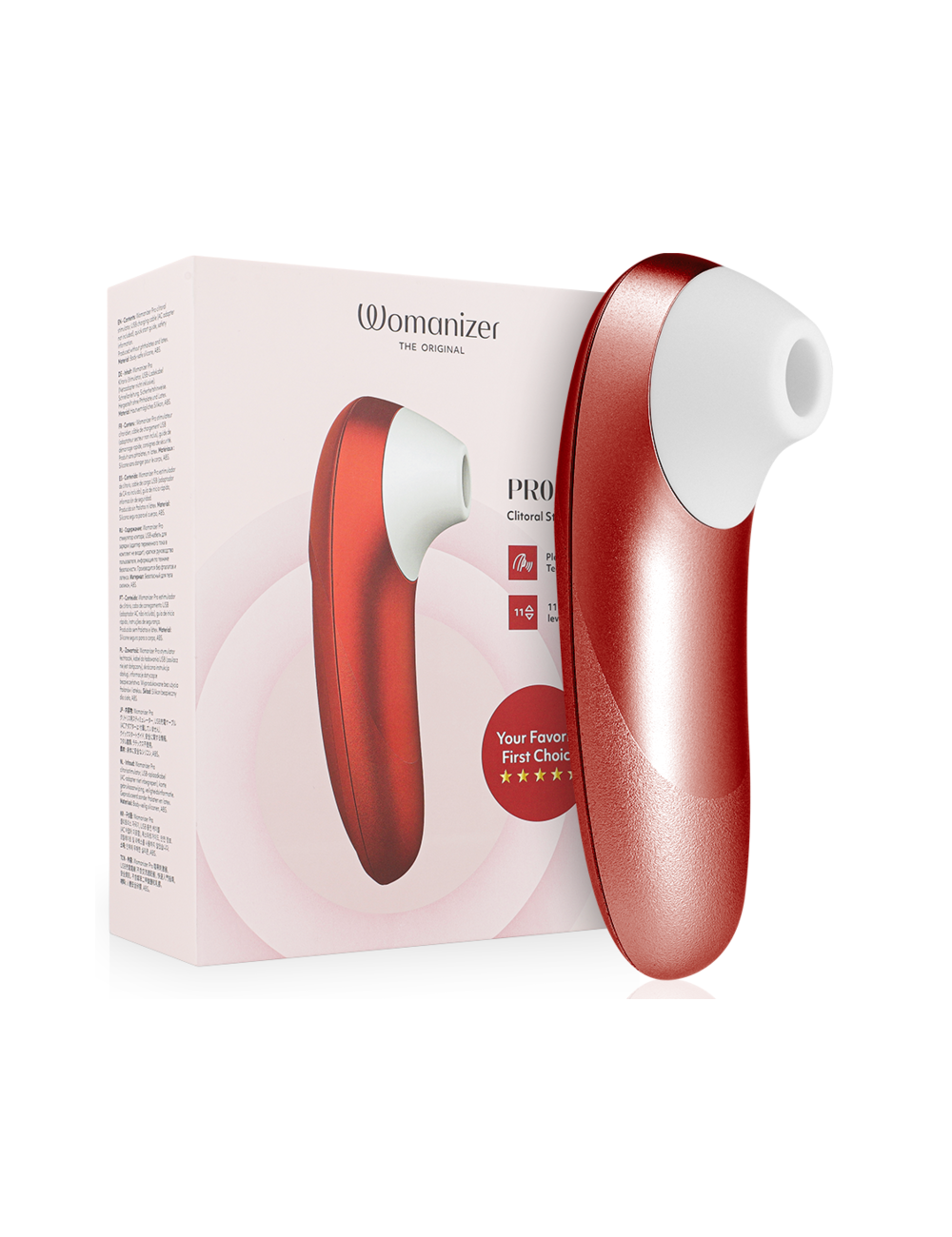 WOMANIZER - PRO VIBRANT KLITORALSTIMULATOR BURGUNDER