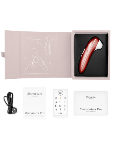 WOMANIZER - PRO VIBRANT KLITORALSTIMULATOR BURGUNDER