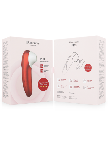 WOMANIZER - PRO VIBRANT KLITORALSTIMULATOR BURGUNDER