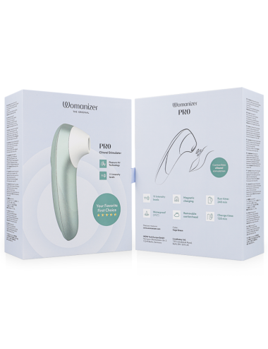WOMANIZER - PRO VIBRANT KLITORALSTIMULATOR SALBEIGRÜN