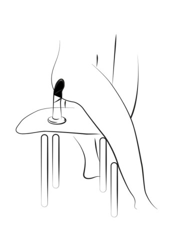 ROMP - PICCOLO SILIKONDILDO MIT DREIFARBIGEM SAUGAUFFANG 14 CM