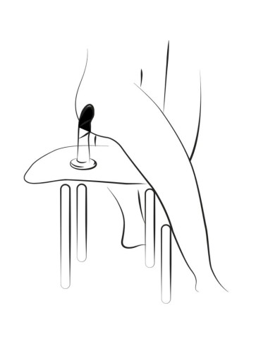 ROMP - DIZI Silikon-Dildo mit Saugnapf, dreifarbig, 18 cm
