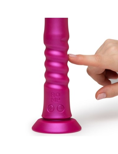 ROMP - JIGGLE AUF- UND AB-VIBRATOR MIT ROSA SAUGNAPF