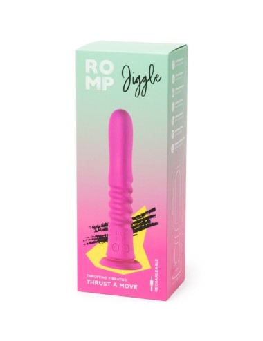 ROMP - JIGGLE AUF- UND AB-VIBRATOR MIT ROSA SAUGNAPF