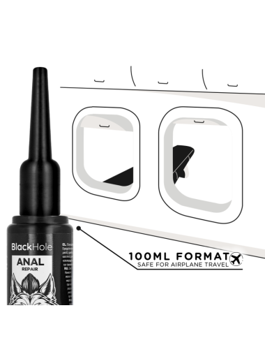 BLACK HOLE - ANALGLÄTTUNGSMITTEL-APPLIKATOR, GRÖSSE L, 100 ML