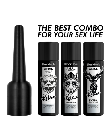 BLACK HOLE - ANALGLÄTTUNGSMITTEL-APPLIKATOR, GRÖSSE L, 100 ML