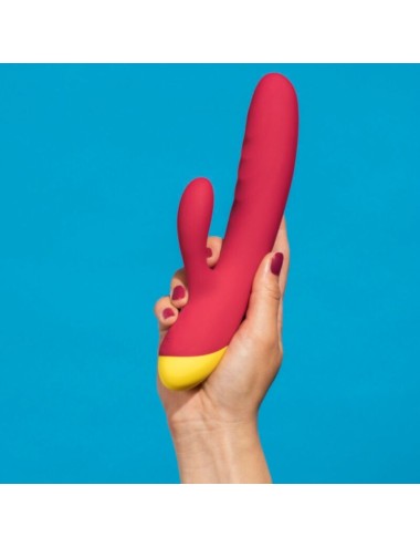 ROMP - JAZZ WIEDERAUFLADBARER HASENVIBRATOR ROT