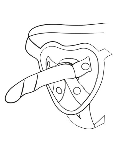 ROMP - PICCOLO SILIKONDILDO MIT DREIFARBIGEM SAUGAUFFANG 14 CM