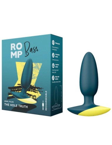 ROMP - BASS PLUG ANALVIBRATOR 10 CM GRÜN
