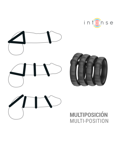 INTENSE - MICHIEL SET MIT 4 PENISRINGEN MODELL 10