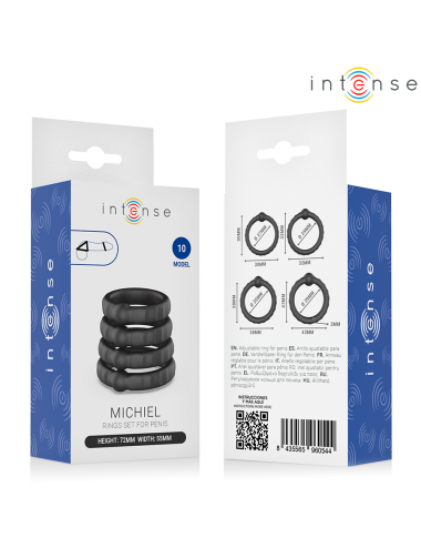 INTENSE - MICHIEL SET MIT 4 PENISRINGEN MODELL 10