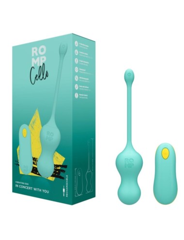 ROMP - CELLO MULTIFUNKTIONS-VIBRATIONS-EI TÜRKIS FERNBEDIENUNG