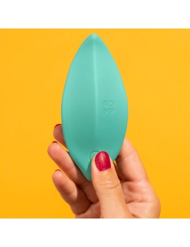 ROMP - WELLENVIBRATOR KLITORISSTIMULATOR, ERGONOMISCHE FORM, AQUAGRÜN