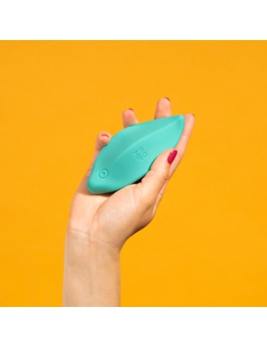ROMP - WELLENVIBRATOR KLITORISSTIMULATOR, ERGONOMISCHE FORM, AQUAGRÜN