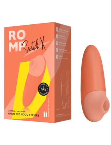 ROMP - SWITCH X KLITORISSTIMULATOR, 6 STUFEN, ORANGE