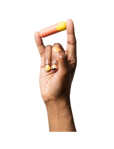 ROMP - RIOT MULTIFUNKTIONS-VIBRATIONSKUGEL ORANGE + GELB