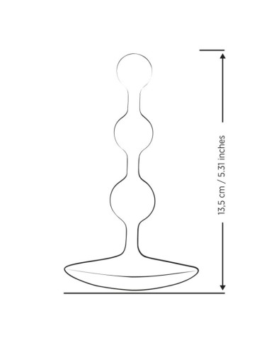 ROMP - AMP LILA FLEXIBLE SILIKON-ANALKAPSELN 12,5 CM LILA