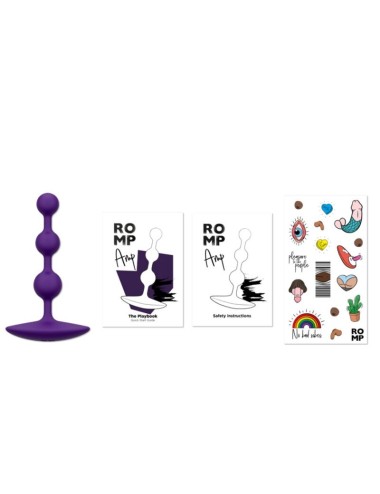 ROMP - AMP LILA FLEXIBLE SILIKON-ANALKAPSELN 12,5 CM LILA