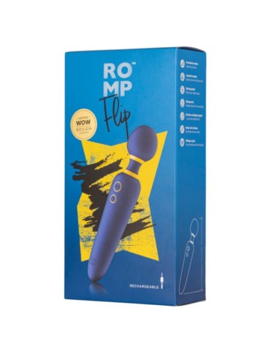 ROMP - FLIP VIBRATIONSSTAB, LEISE, 10 MODI, BLAU