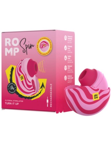 ROMP - SPIN CLITORAL SUCTION ANTITUDE WITH ROTATING OPING AND CLINGS