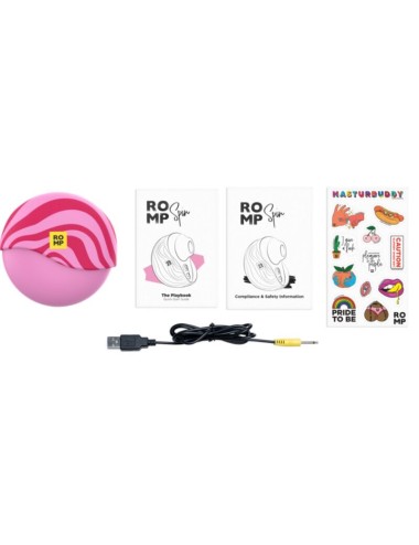 ROMP - SPIN CLITORAL SUCTION ANTITUDE WITH ROTATING OPING AND CLINGS