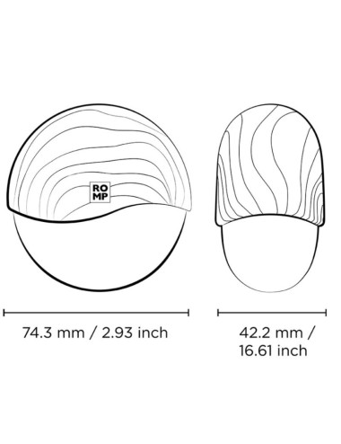 ROMP - SPIN CLITORAL SUCTION ANTITUDE WITH ROTATING OPING AND CLINGS