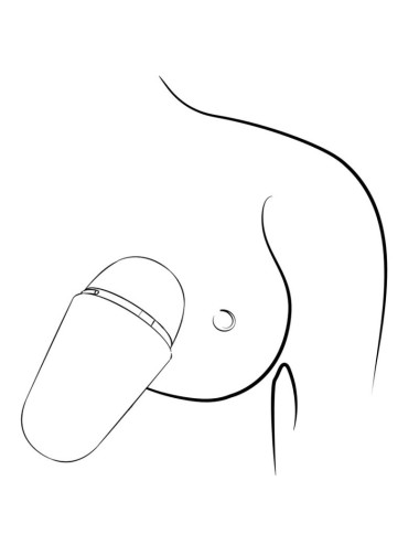 ROMP - KOSTENLOSER X KLITORALSTIMULATOR MIT DECKEL, 10 STUFEN, WIEDERAUFLADBAR, LILA