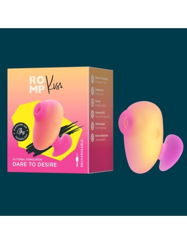 ROMP - KISS KLITORALSAUGFÄHIGER WIEDERAUFLADBARER FINGERVIBRATOR