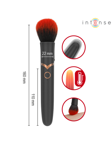 INTENSE - EMILIA HEIZBÜRSTE MIT VIBRATIONSFUNKTION