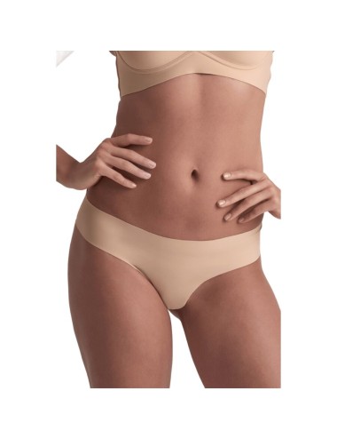 BYE-BRA - PACK 2 TANGAS INVISIBLES BEIGE Y NEGRO TALLA M