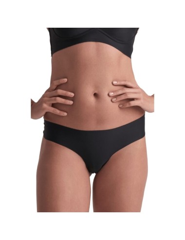 BYE-BRA - PACK 2 TANGAS INVISIBLES BEIGE Y NEGRO TALLA L