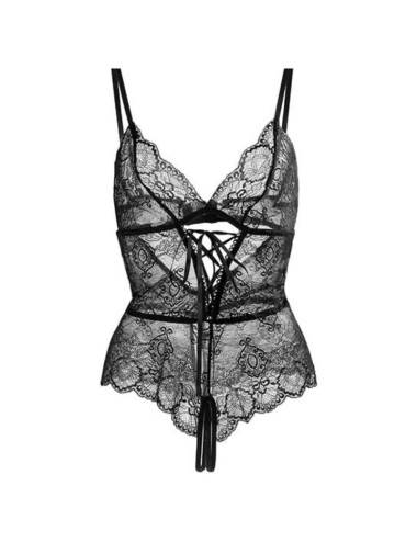LIVCO CORSETTI FASHION - ECLIPSE 2026 SCHWARZER BODYSUIT EINHEITSGRÖSSE