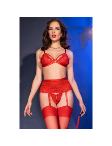 CHILIROSE - CR 4895 5-TEILIGES SET ROT S
