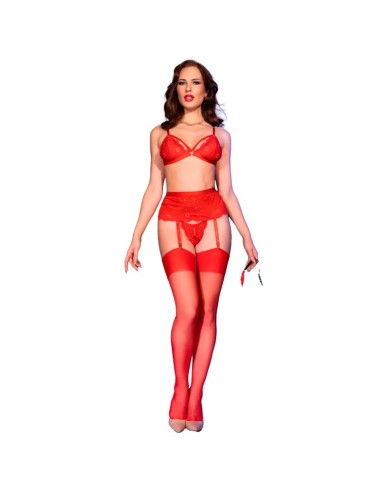 CHILIROSE - CR 4895 5-TEILIGES SET ROT L