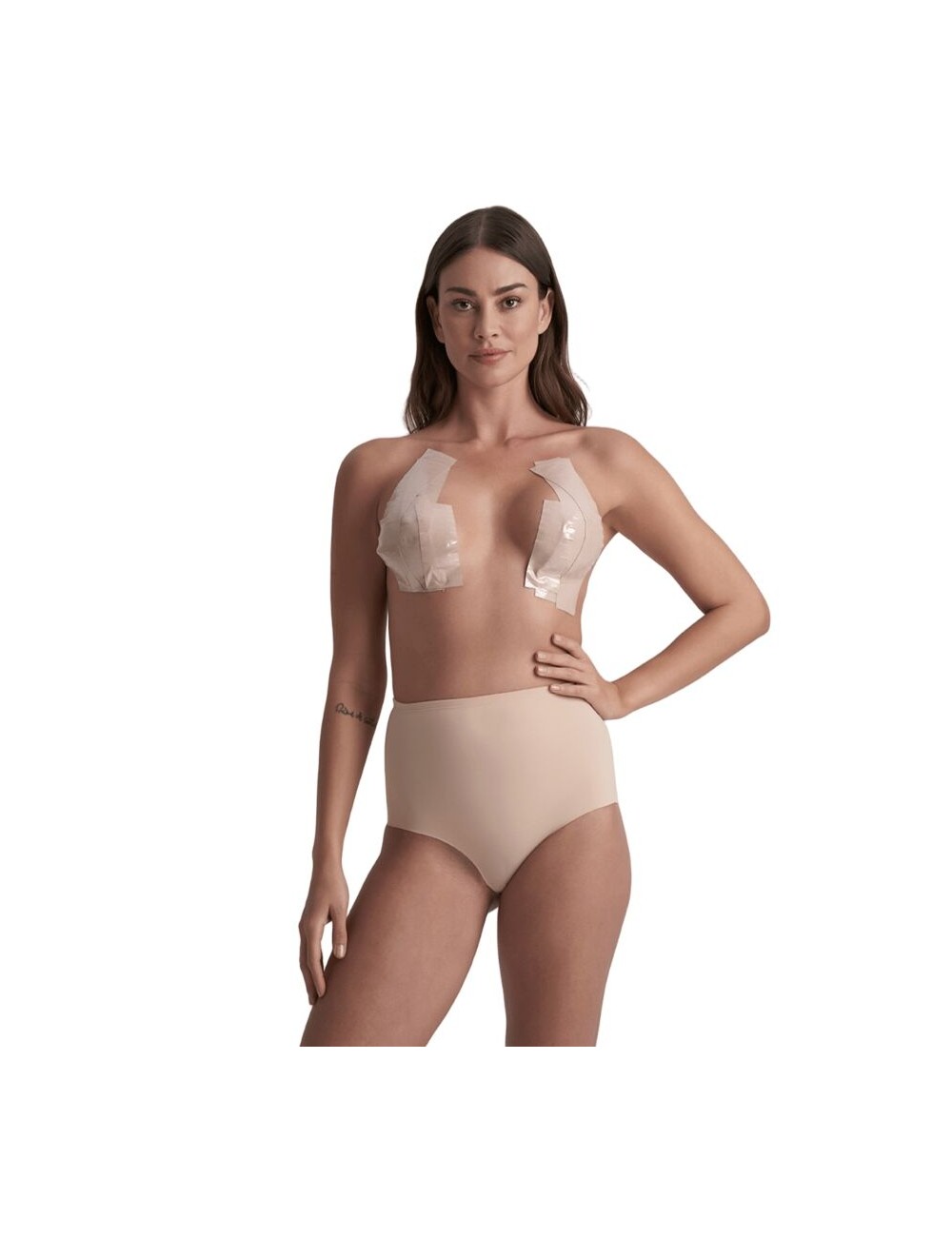 BYE-BRA - BODY TAPE DOUBLE SIDED CINTA DE DOBLE CARA BEIGE TALLA ÚNICA 5 x 500 CM