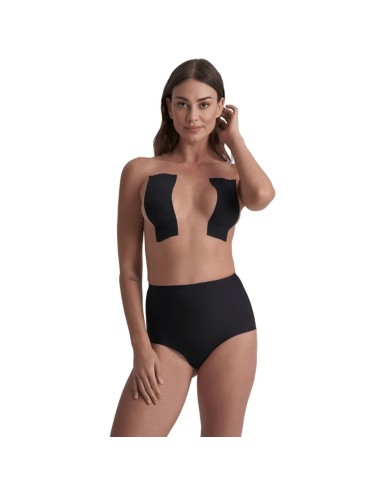 BYE-BRA - BODY TAPE DOUBLE SIDED CINTA DE DOBLE CARA NEGRO TALLA ÚNICA 5 x 500 CM