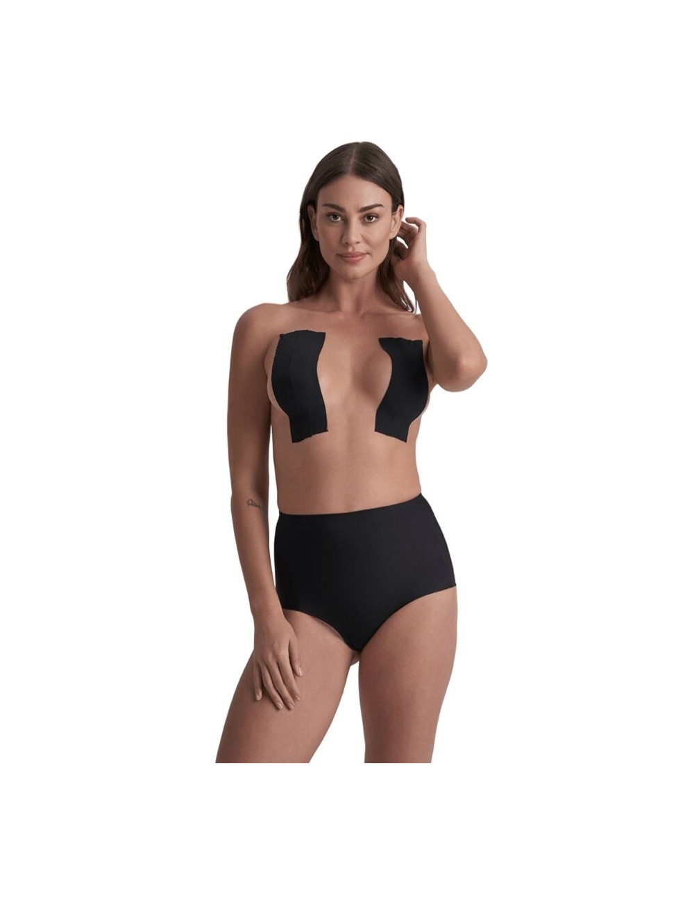 BYE-BRA - BODY TAPE DOUBLE SIDED CINTA DE DOBLE CARA NEGRO TALLA ÚNICA 5 x 500 CM