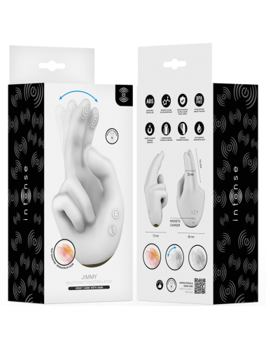 INTENSE - JIMMY HANDGEFORMTER MULTIFUNKTIONSSTIMULATOR MIT VIBRATION UND WÄRME